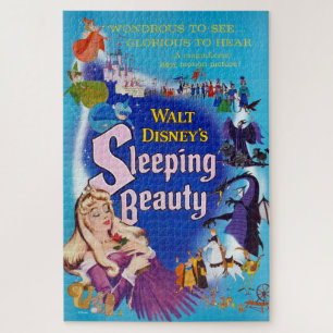 Walt Disney's Sleeping Beauty Movie Poster Art Jigsaw Puzzle