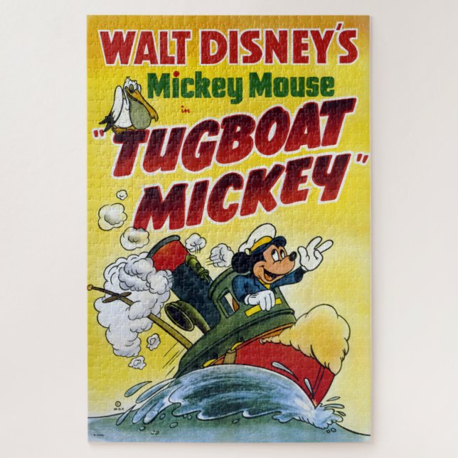 Walt Disney's Tugboat Mickey Jigsaw Puzzle (Vertical)