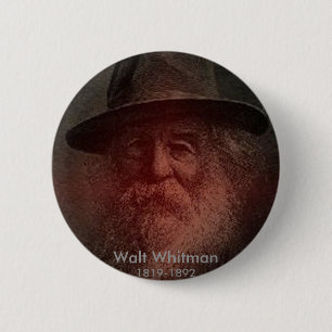 Walt Whitman 2 Inch Round Button