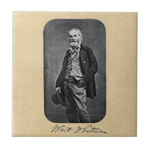 Walt Whitman Before the Civil War Tile