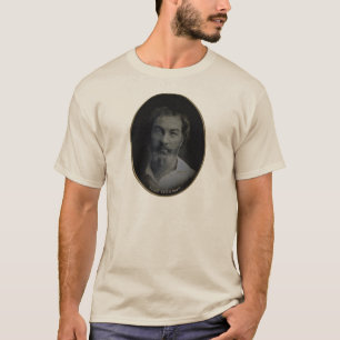 Walt Whitman Colorized Portrait, Age 35 T-Shirt