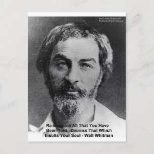 Walt Whitman "Insult The Soul" Quote Gifts & Cards