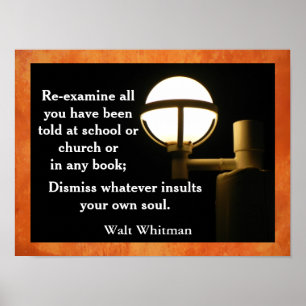 Walt Whitman - poster