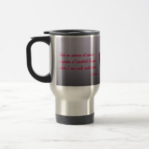 Walt Whitman Tulips aluminum Travel Mug