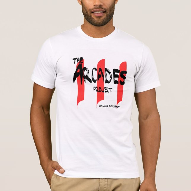 Walter Benjamin's "Arcades Project" T-Shirt (Front)