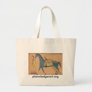 Walter Bone Shirt : Ancient Way of Travelling Large Tote Bag