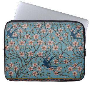 Walter Crane Almond Blossom & Swallow Laptop Sleeve