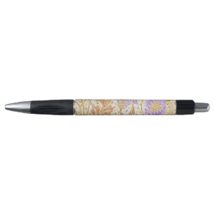 Walter Crane Arts and Crafts Purple Floral Art Pen