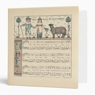 Walter Crane Baa Baa Black Sheep Nursery Rhyme  Binder