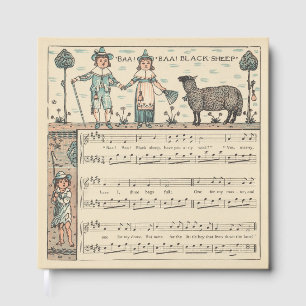 Walter Crane Baa Baa Black Sheep Nursery Rhyme  Guest Book