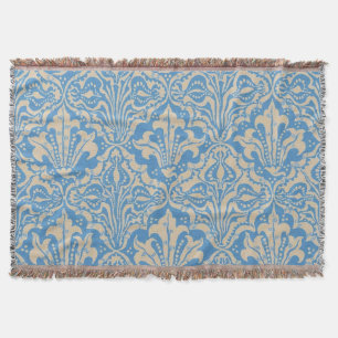 Walter Crane Seed and Flower Art Nouveau Throw Blanket
