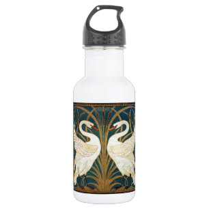 Walter Crane Swan, Rush And Iris Art Nouveau 532 Ml Water Bottle
