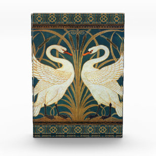 Walter Crane Swan, Rush And Iris Art Nouveau Acrylic Award