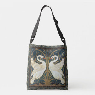 Walter Crane Swan, Rush And Iris Art Nouveau  Crossbody Bag