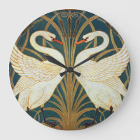 Walter Crane Swan, Rush And Iris Art Nouveau