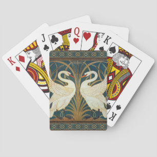 Walter Crane Swan, Rush And Iris Art Nouveau Playing Cards
