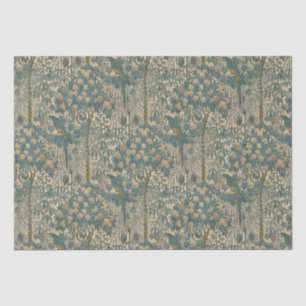 Walter Crane Vintage Art Nouveau Macaw Pattern Tissue Paper