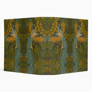 Walter Crane - Vintage Fig and Peacock Pattern Binder