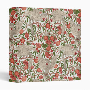 Walter Crane White Cockatoo Red Pomegranate Art Binder