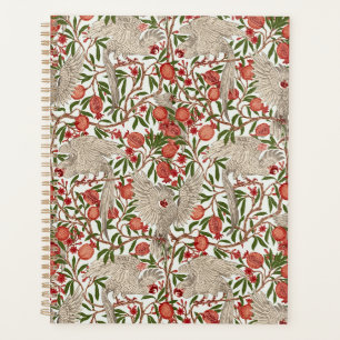 Walter Crane White Cockatoo Red Pomegranate Art Planner