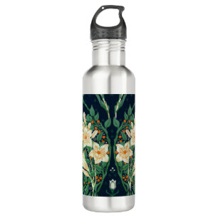 Walter Crane White Lily-Blue Back 710 Ml Water Bottle