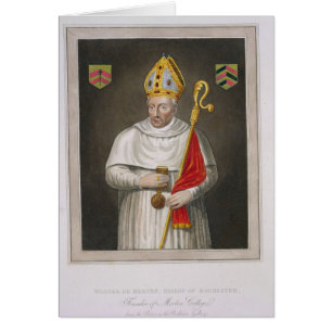 Walter de Merton (d.1277), après une peinture dan