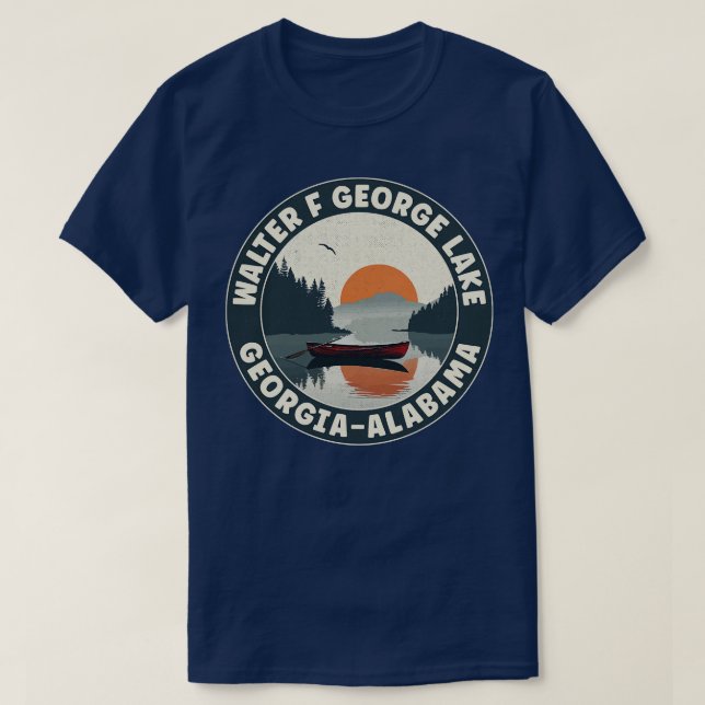 Walter F George Lake GeorgiaAlabama TShirt (Design Front)