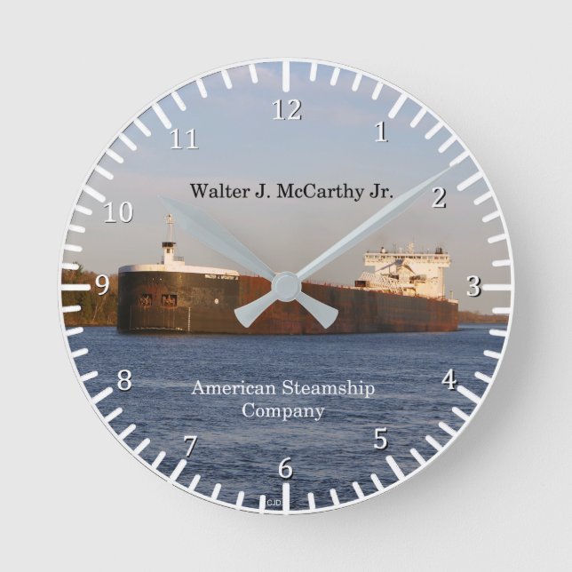 Walter J. McCarthy Jr. clock (Front)