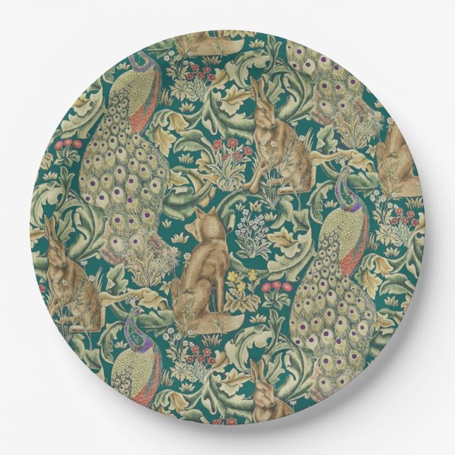 Walter Morris "Forest"  Paper Plate (Front)