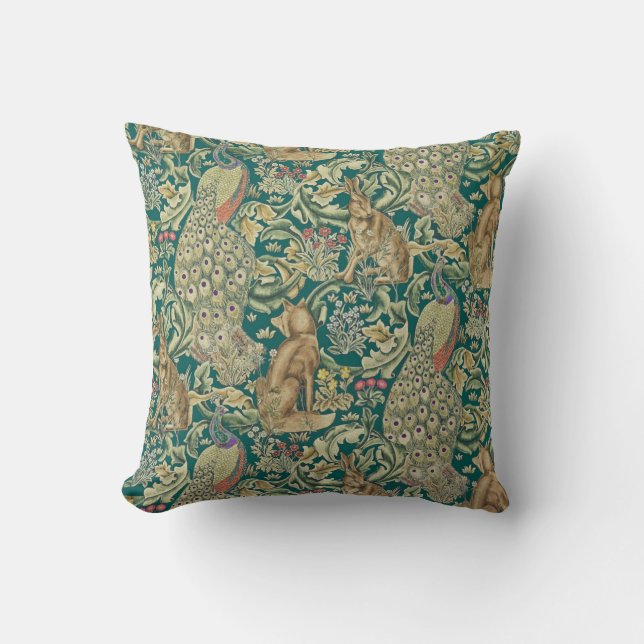 Walter Morris "Forest" Throw Pillow (Front)