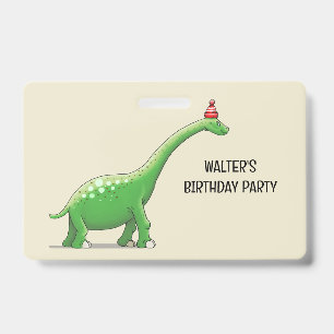 Walter the Dinosaur Badge