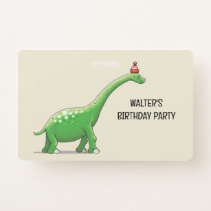 Walter the Dinosaur Badge