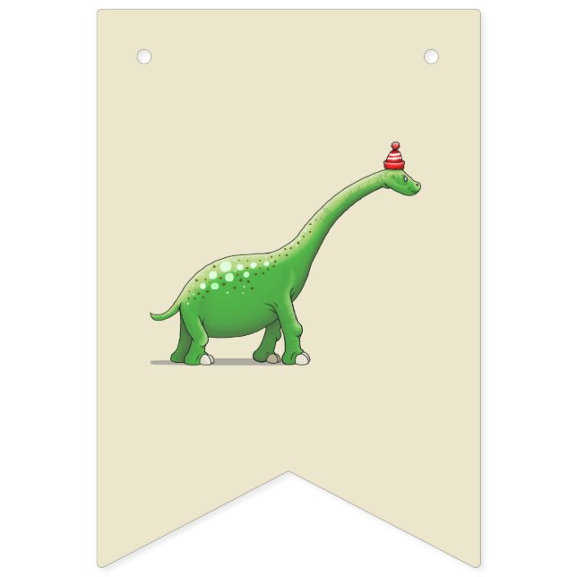 Walter the Dinosaur Bunting Flags (First Flag)