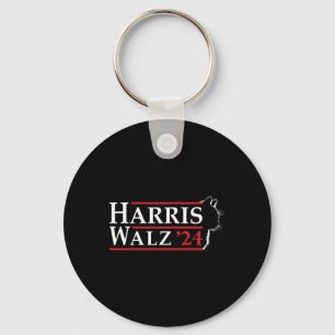 Waltz 2024 Election Cat Lady Kamala Harris Tim Wal Keychain