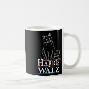 Waltz 2024 Election Funny Cat Kamala Harris Tim WA Coffee Mug
