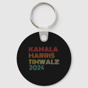 Waltz 2024 Election Kamala Harris Tim Waltz 2024 1 Keychain