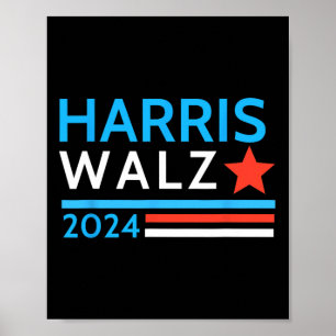 Waltz 2024 Election Kamala Harris Tim Waltz 2024 1 Poster