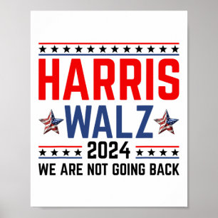 Waltz 2024 Election Kamala Harris Tim Waltz 2024 1 Poster