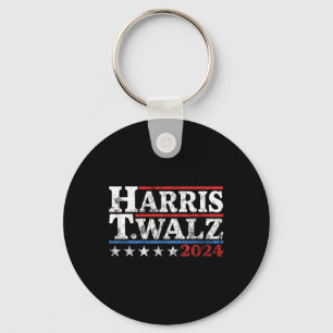 Waltz 2024 Election Kamala Harris Tim Waltz 2024 2 Keychain