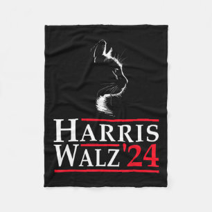 Waltz 2024 Election Kamala Harris Tim Waltz 2024 3 Fleece Blanket