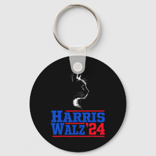 Waltz 2024 Election Kamala Harris Tim Waltz 2024 4 Keychain