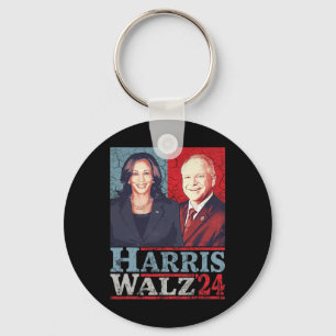Waltz 2024 Election Kamala Harris Tim Waltz 2024 5 Keychain
