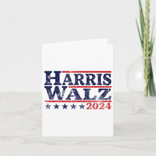 Waltz 2024 Election Kamala Harris Tim Waltz 2024 6 Card