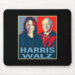 Waltz 2024 Election President Kamala Harris Tim Wa Mouse Pad