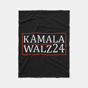 Waltz 2024 Harris 2024 Kamala Harris For President Fleece Blanket