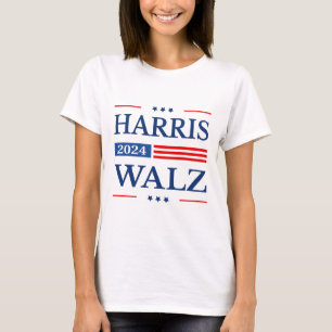 Waltz 2024 Kamala Harris 2024 Tim Waltz 2024 Usa F T-Shirt