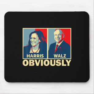 Waltz 2024 Obviously Tim Walz Kamala Harris 2024 Mouse Pad
