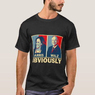 Waltz 2024 Obviously Tim Walz Kamala Harris 2024  T-Shirt