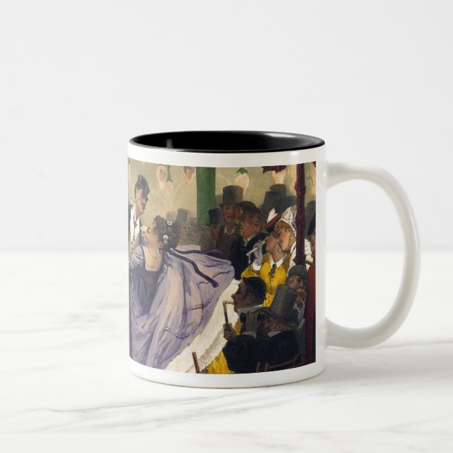 Waltz at the Bal Mabille Two-Tone Coffee Mug (Right)