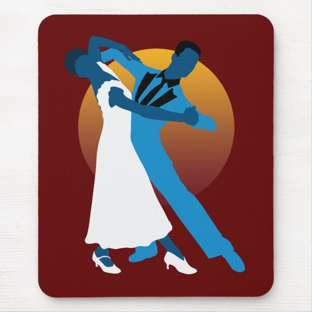 Waltz Dancing Lovers Mouse Pad (Front)
